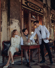 Load image into Gallery viewer, N.Peal Women's Button Through Cashmere Skirt New Ivory White