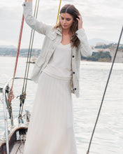 Load image into Gallery viewer, N.Peal Women's Avola Linen Jacket Sand Brown