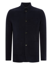 Load image into Gallery viewer, N.Peal 007 Milano Knitted Cashmere Jacket Navy Blue