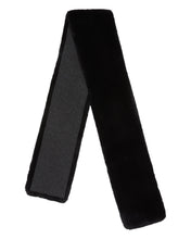Load image into Gallery viewer, N.Peal Unisex Long Fur Scarf Dark Charcoal Grey