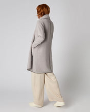 Load image into Gallery viewer, N.Peal Women's Herringbone Long Cashmere Cardigan Taupe Brown