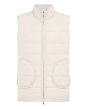 Load image into Gallery viewer, N.Peal Men's Mall Cashmere Gilet Fumo Grey