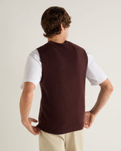 Load image into Gallery viewer, N.Peal Men's Chelsea Cashmere Waistcoat Claret Red