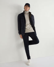 Load image into Gallery viewer, N.Peal Men's Brompton Roll Neck Cashmere Jumper Pebble Grey