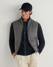 Load image into Gallery viewer, N.Peal Men's Belgravia Cashmere Gilet Grey