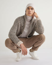 Load image into Gallery viewer, N.Peal Men's Marl Kensington Cashmere Cardigan Ecru White