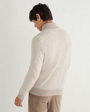 Load image into Gallery viewer, N.Peal Men's Herringbone Cashmere Jacket Sand Brown