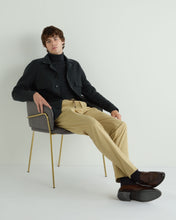 Load image into Gallery viewer, N.Peal Men's Milano Cashmere Overshirt Dark Charcoal Grey