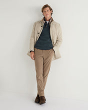 Load image into Gallery viewer, N.Peal Men's Beauchamp Half Button Cashmere Jumper Caviar Blue