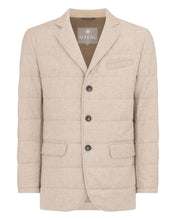 Load image into Gallery viewer, N.Peal Men's Cervina Padded Jacket Beige Brown