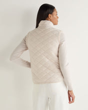Load image into Gallery viewer, N.Peal Women's Robyn Fur Lined Cashmere Gilet Frost White
