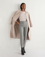 Load image into Gallery viewer, N.Peal Women's Button Shoulder Cashmere Jumper Quartz Pink