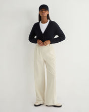 Load image into Gallery viewer, N.Peal Women's Florence Cord Wide Leg Trouser Off White