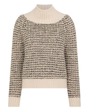 Load image into Gallery viewer, N.Peal Women's Super Chunky Rib Cashmere Jumper Ecru White