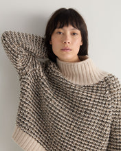 Load image into Gallery viewer, N.Peal Women's Super Chunky Rib Cashmere Jumper Ecru White