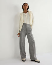 Load image into Gallery viewer, N.Peal Women's Chunky Crop Cashmere Cardigan New Ivory White