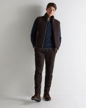 Load image into Gallery viewer, N.Peal Men's Half Button Cashmere Jumper Indigo Blue