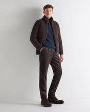 Load image into Gallery viewer, N.Peal Men's Beauchamp Half Button Cashmere Jumper Indigo Blue