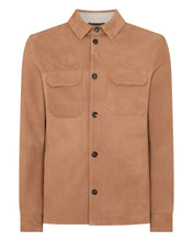 Load image into Gallery viewer, N.Peal Men's Bridgehampton Suede Jacket Tan Brown