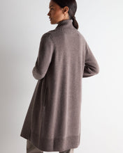 Load image into Gallery viewer, N.Peal Women's Abbey Cashmere Cardigan Otter Brown