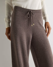 Load image into Gallery viewer, N.Peal Women's Honeycomb Knit Cashmere Trouser Otter Brown