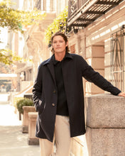 Load image into Gallery viewer, N.Peal Men's Cashmere Coat Navy Blue
