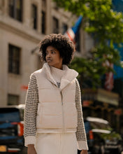 Load image into Gallery viewer, N.Peal Women's Reversible Rex Gilet Sand Brown