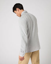 Load image into Gallery viewer, Men's Antibes Cotton Cashmere Polo Shirt Light Grey