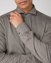 Load image into Gallery viewer, Men's Antibes Cotton Cashmere Polo Shirt Taupe Brown