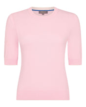 Load image into Gallery viewer, N.Peal Women's Cotton Cashmere T-Shirt Spring Pink