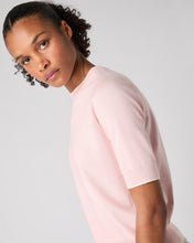 Load image into Gallery viewer, N.Peal Women's Cotton Cashmere T-Shirt Spring Pink