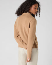 Load image into Gallery viewer, N.Peal Women's Collared Milano Cashmere Jacket Sahara Brown