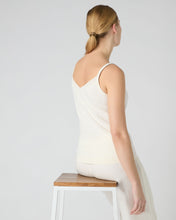 Load image into Gallery viewer, N.Peal Women's Cotton Cashmere Camisole New Ivory White
