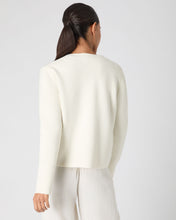Load image into Gallery viewer, N.Peal Women's Milano Cashmere Jacket New Ivory White