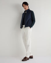 Load image into Gallery viewer, N.Peal Men's Burlington V Neck Cashmere Jumper Indigo Blue