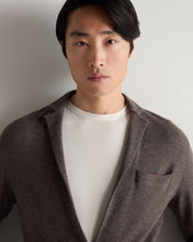 Load image into Gallery viewer, N.Peal Men's Marlborough Fine Gauge Cashmere Jacket Driftwood Brown