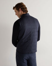 Load image into Gallery viewer, N.Peal Men's Salzburg Cotton Silk Cashmere Gilet Navy Blue