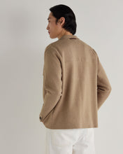Load image into Gallery viewer, N.Peal Men's Cotton Silk Cashmere Overshirt Taupe Brown