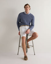 Load image into Gallery viewer, N.Peal Men's Marl Cotton Cashmere Sweatshirt Blue Marl