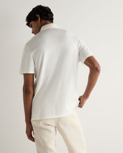 Load image into Gallery viewer, N.Peal Men's Hove Cotton Polo White