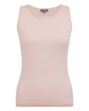 Load image into Gallery viewer, N.Peal Women's Ella Superfine Cashmere Shell Top Blush Pink