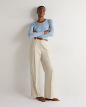 Load image into Gallery viewer, N.Peal Women's Mia Superfine Cashmere V Neck Cardigan Pale Blue