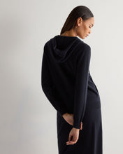Load image into Gallery viewer, N.Peal Women's Ada Cashmere Hoodie Navy Blue