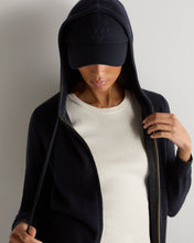 Load image into Gallery viewer, N.Peal Women's Ada Cashmere Hoodie Navy Blue