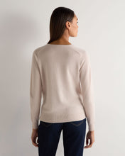 Load image into Gallery viewer, N.Peal Women's Lara V Neck Cashmere Cardigan Dusk Pink