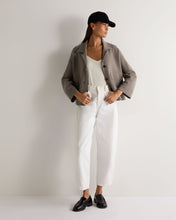 Load image into Gallery viewer, N.Peal Women's Safari Milano Cashmere Jacket Vintage Khaki Green