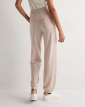 Load image into Gallery viewer, N.Peal Women's Cashmere Cuffed Lounge Trouser Ecru White