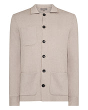 Load image into Gallery viewer, Men's Jacquard Cotton Cashmere Jacket Mink Brown