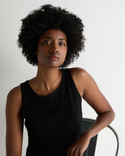 Load image into Gallery viewer, N.Peal Women's Ella Superfine Cashmere Shell Top Black