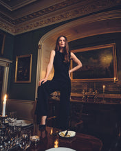 Load image into Gallery viewer, N.Peal Women&#39;s Metal Trim Jumpsuit Black
